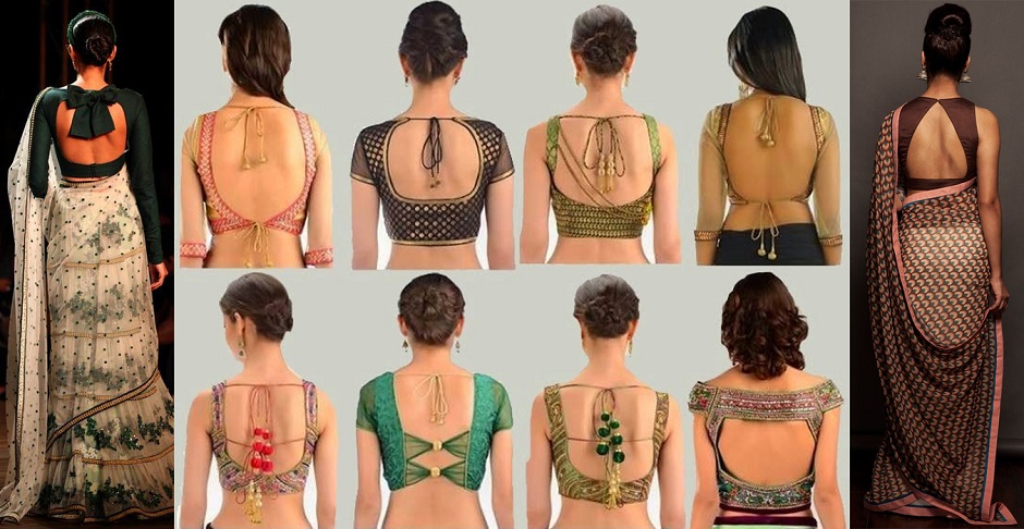 50+ latest blouse back design ideas for saree, Lehenga - YouTube