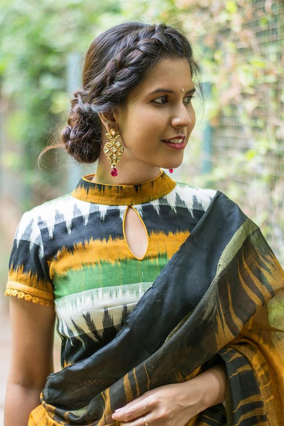 18 Cotton Saree Blouse Designs for a Stylish Look! • Keep Me Stylish