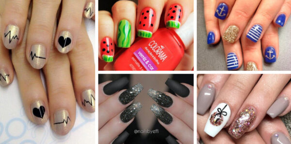 Simple and Easy Nail Art Designs Images and Ideas 2021
