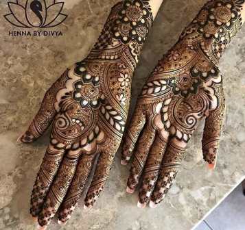 mehendi designs for front hands
