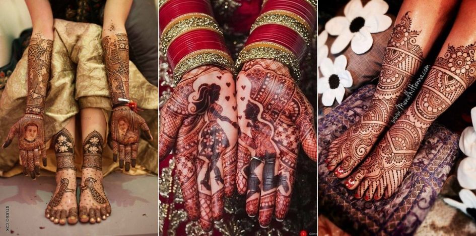 50 Bridal Mehndi designs for full hands and legs - Wedandbeyond