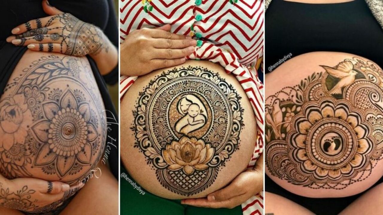 Maternity Henna - Red Hand Henna