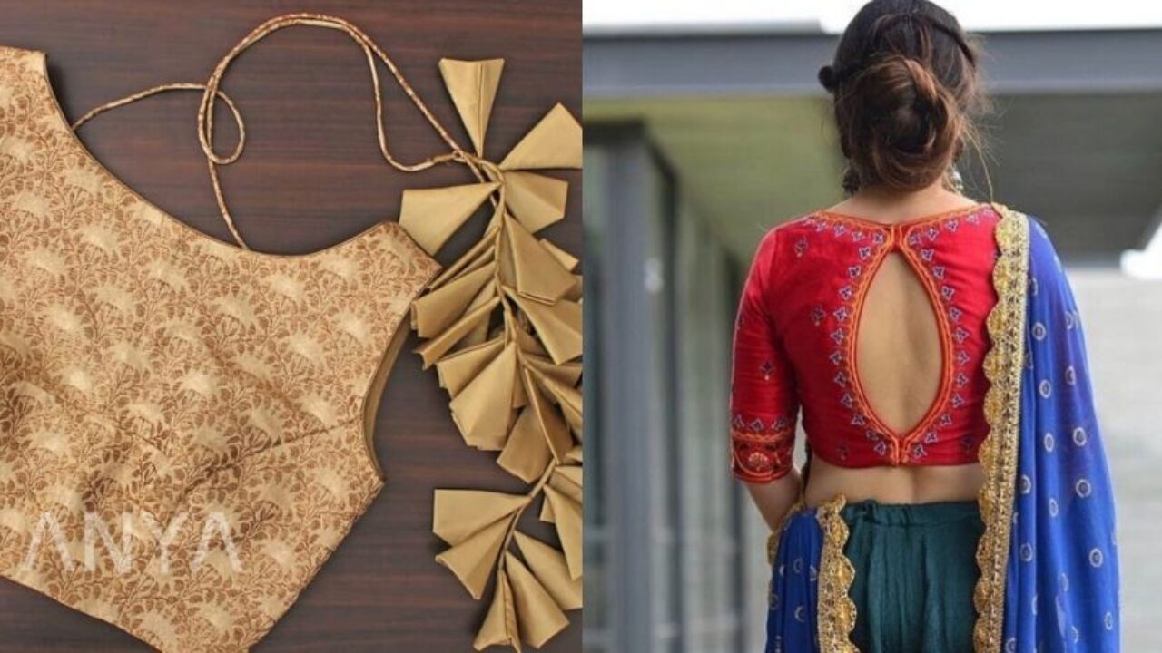 Designer - Readymade Saree Blouse Designs Online: Buy Fancy Blouses at  Utsav Fashion
