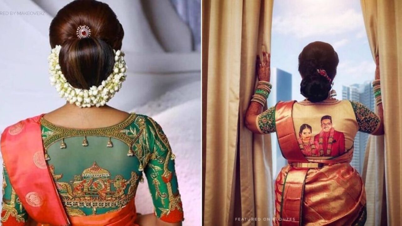 20+ Latest Bridal Blouse Designs for Wedding Silk Sarees 2020