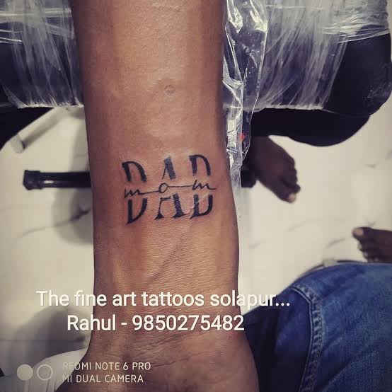 Mom Dad Tattoo Tattoo Artist  Arun Chaurasia Ink Heart Tattoos Tattoo  Shop in Kanpur Vikas Nagar Market Gurudev Shop No 191 1st  Instagram