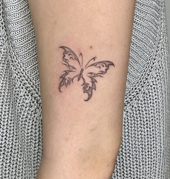 Simple Butterfly tattoo