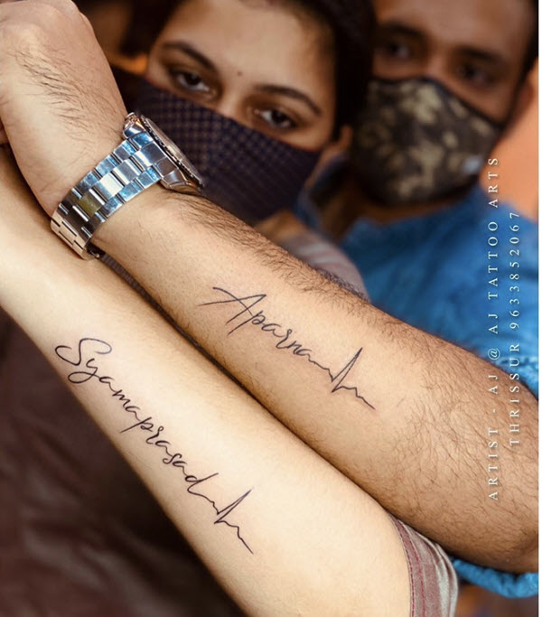 20+ Matching Couple Tattoo Designs with Meaning 2023