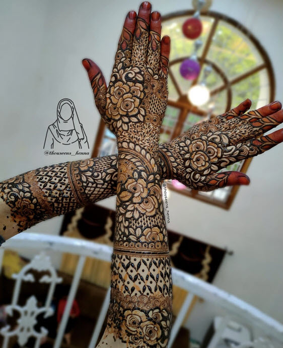 bridal mehendi designs for full hand