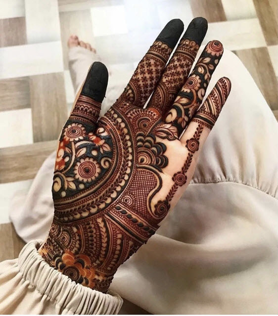front hand henna designs 2022