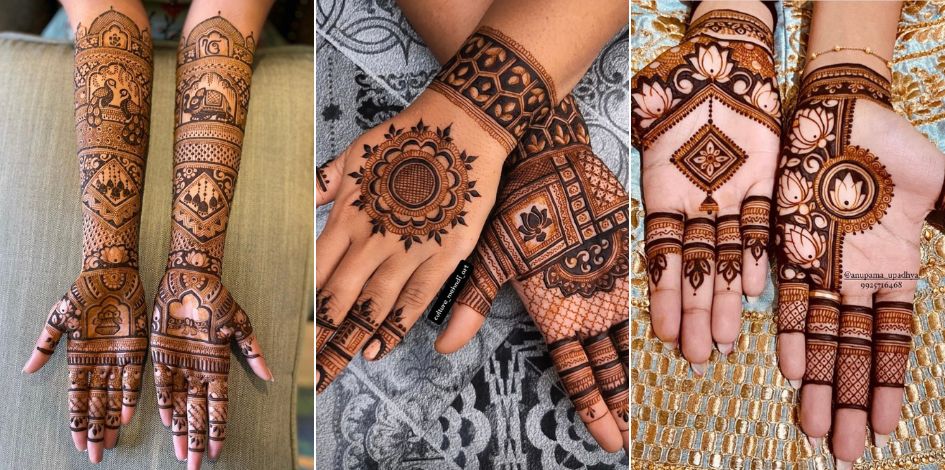 Attractive Big check mehndi design for front hand|Latest m… | Flickr-omiya.com.vn